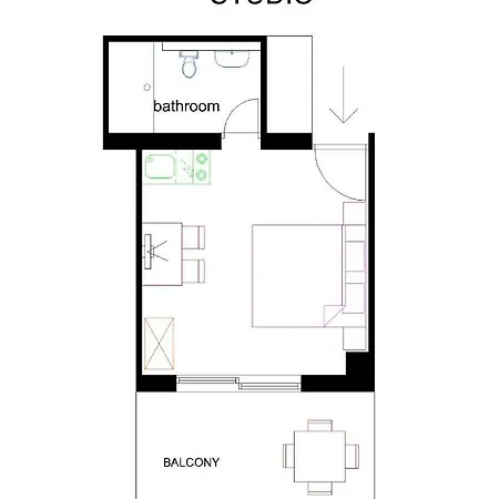 Apartament Bogdanic Krk I